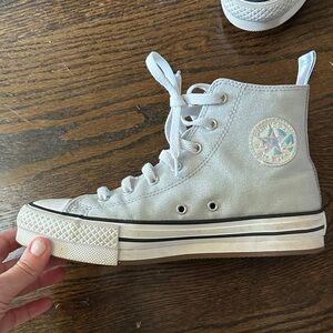 Converse Women's Gray High-Top Sneakers